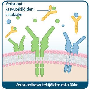 Verisuonikasvutekijöiden estolääke